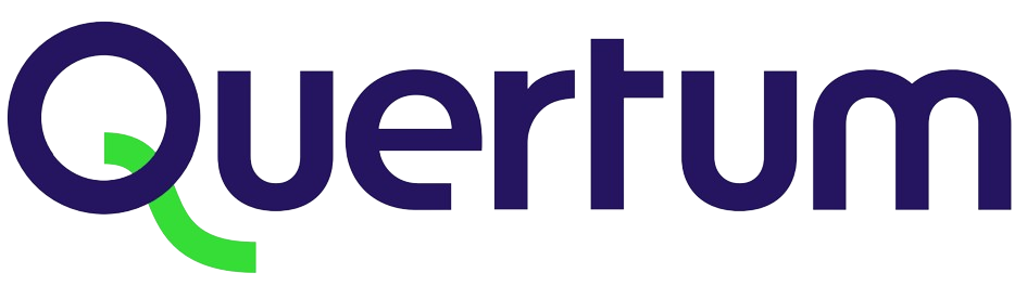 Quertum brand logo with word 'quertum'